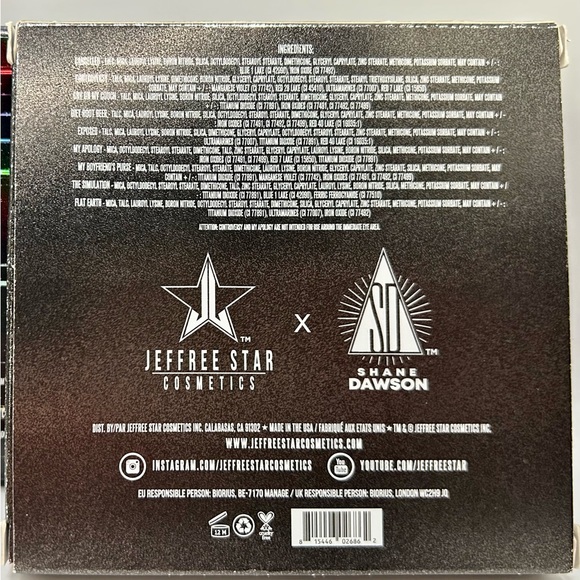 NIB Jeffree Star x Shane Dawson Mini Controversy Eye Palette - Picture 6 of 7